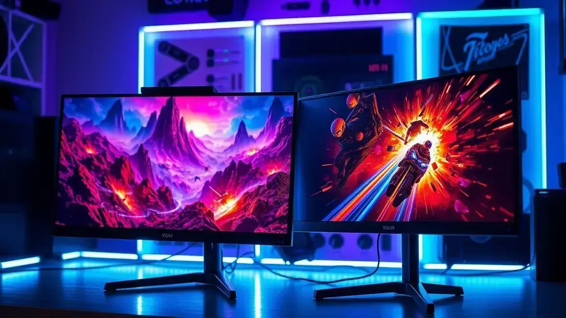 Os 2 Melhores Monitores de Jogos em 2025: Samsung e KOORUI